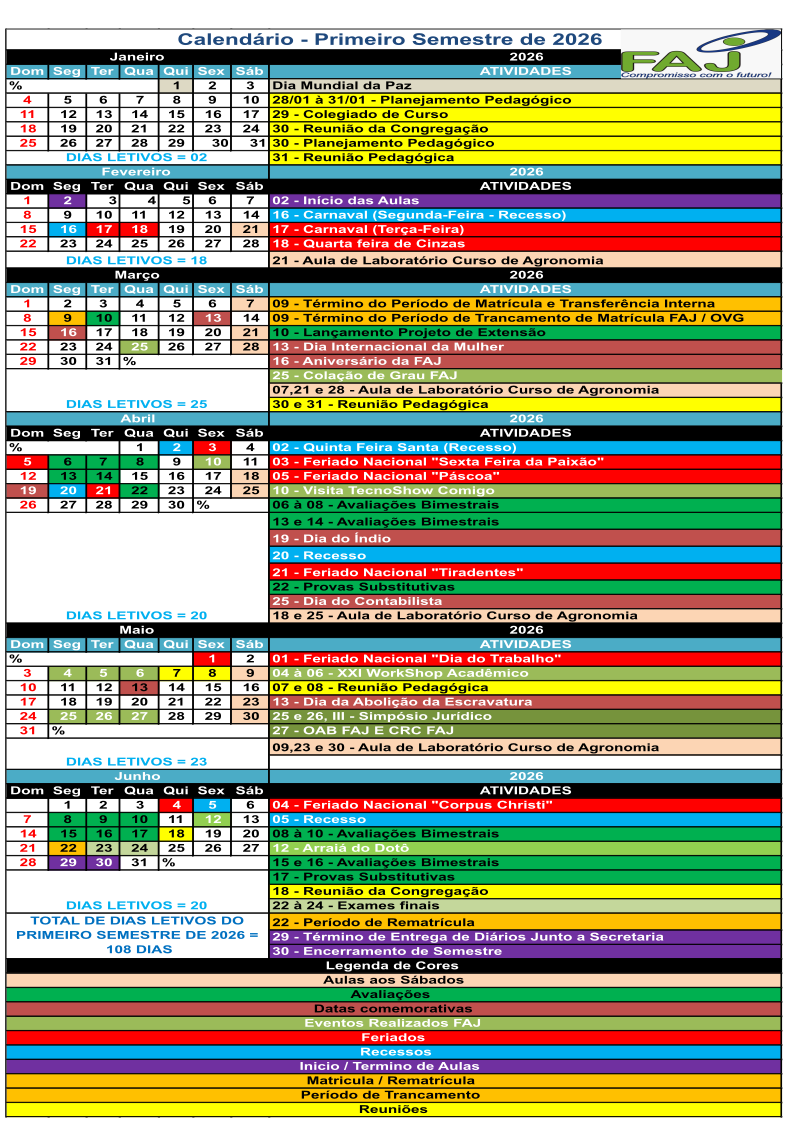 Calendário 2026 1